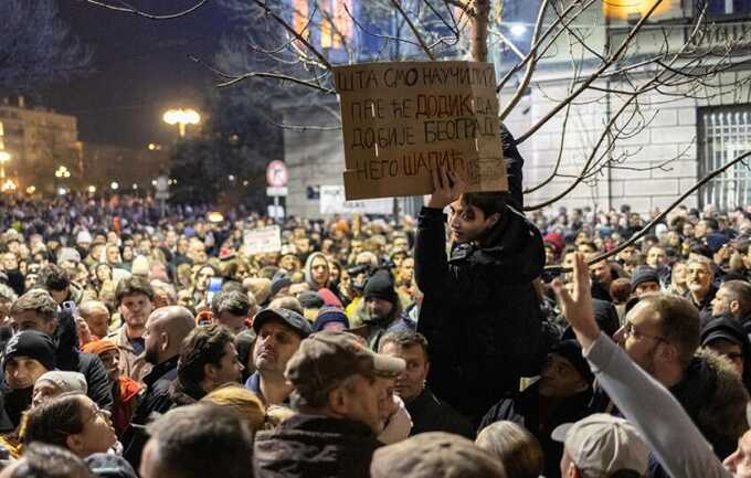 В Сербии изучат иностранное вмешательство в протесты