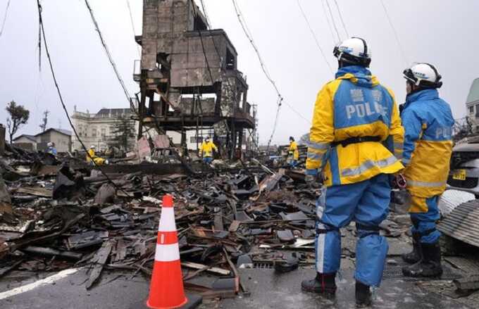 Число жертв землетрясения в Японии достигло 161