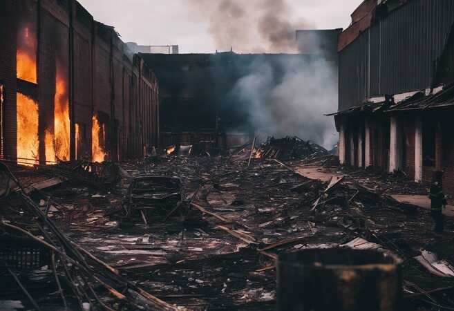 Стало известно о масштабе разрушений при пожаре на складе Wildberries