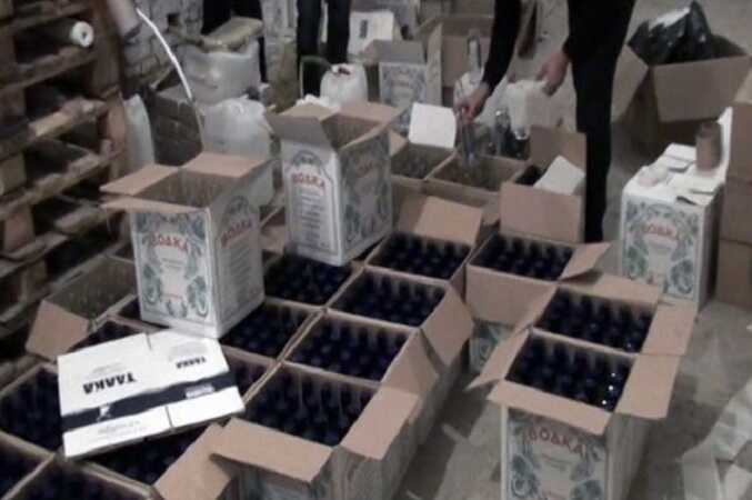 В Свердловской области закрыли цех с поддельным алкоголем