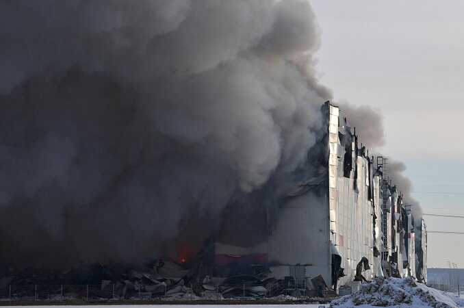 Уничтоженный пожаром склад Wildberries в Шушарах не был застрахован