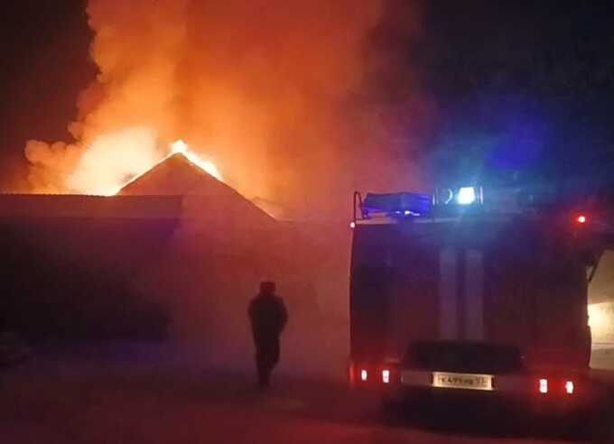 Вспыхнул пожар в частном секторе в Бурятии