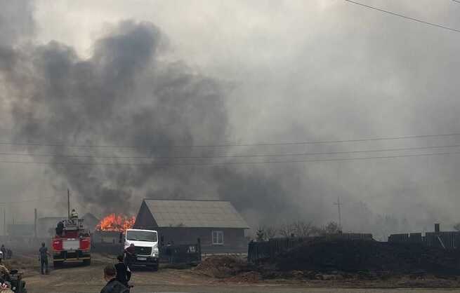 В Иркутской области начались масштабные пожары